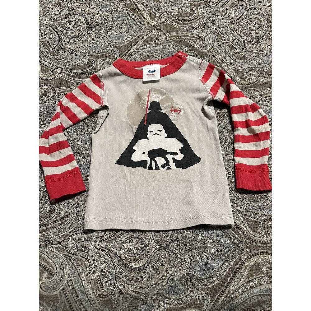 Hanna Andersson Star Wars Kids Size 4 Pajama Shirt Long Sleeve Darth Vader